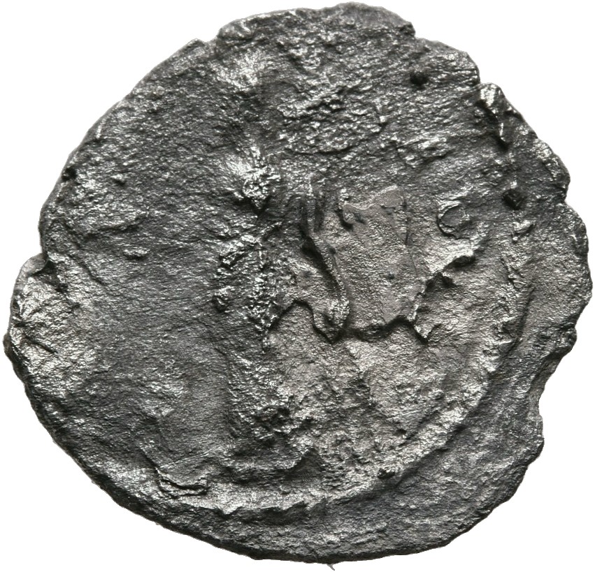 RIC IV Septimius Severus 474 Septimius Severus reverse, Bonus Eventus, draped, standing left, holding up basket of fruit i...