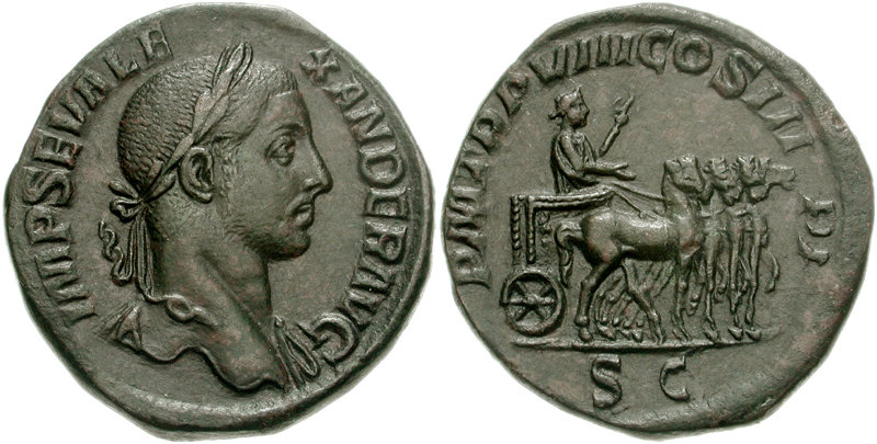 RIC IV Septimius Severus 495 Septimius Severus obverse, Head of Septimius Severus, laureate, right