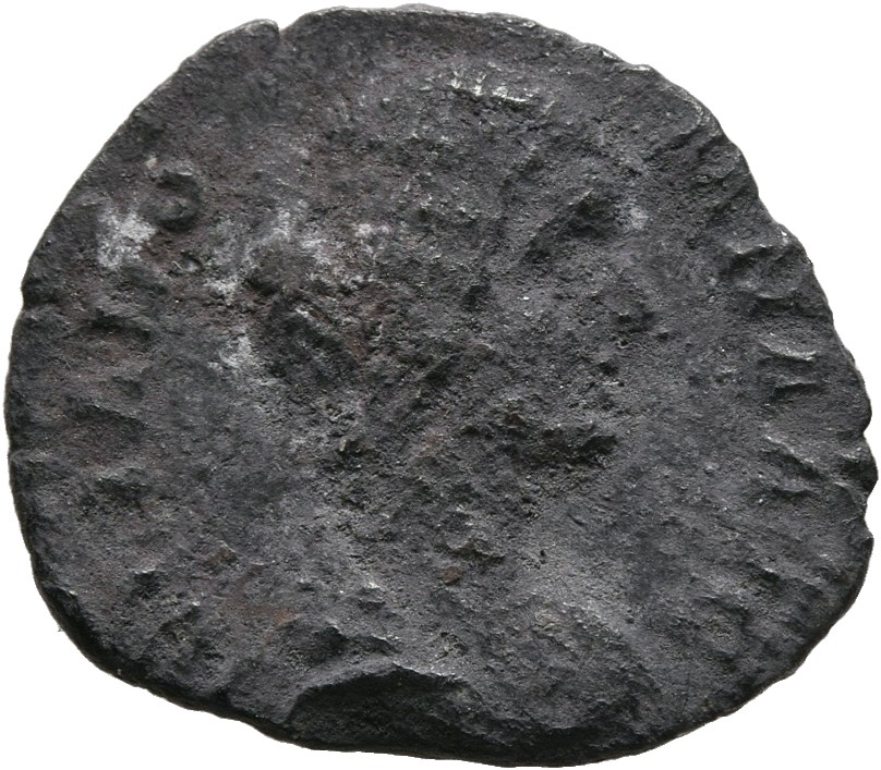 RIC IV Septimius Severus 534 (denarius) Septimius Severus obverse, Bust of Julia Domna, hair waved and coiled at back, dra...