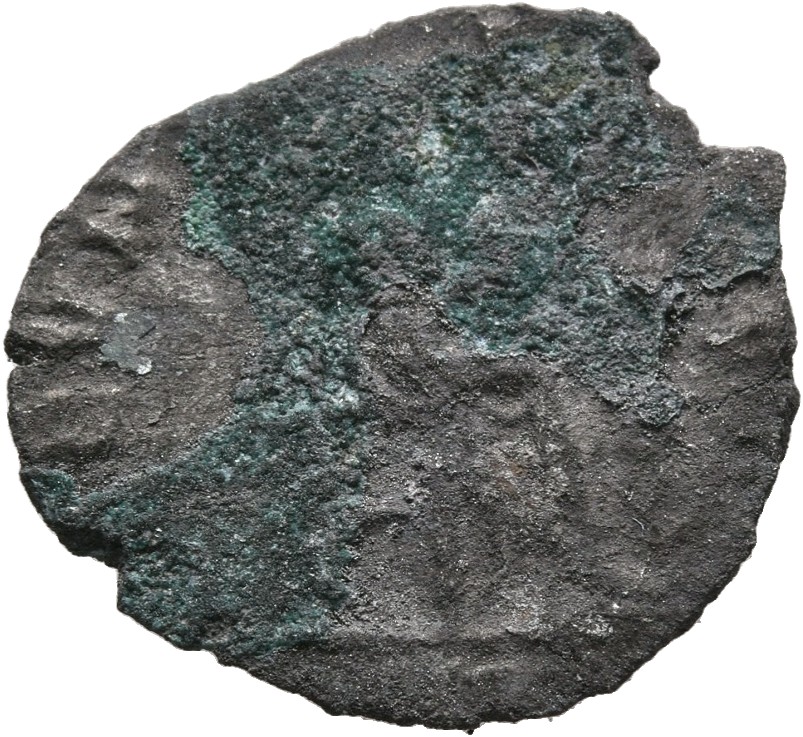 Septimius Severus reverse — Fecunditas, draped, seated right on low seat, holding a child in her arms; a second child stands before her