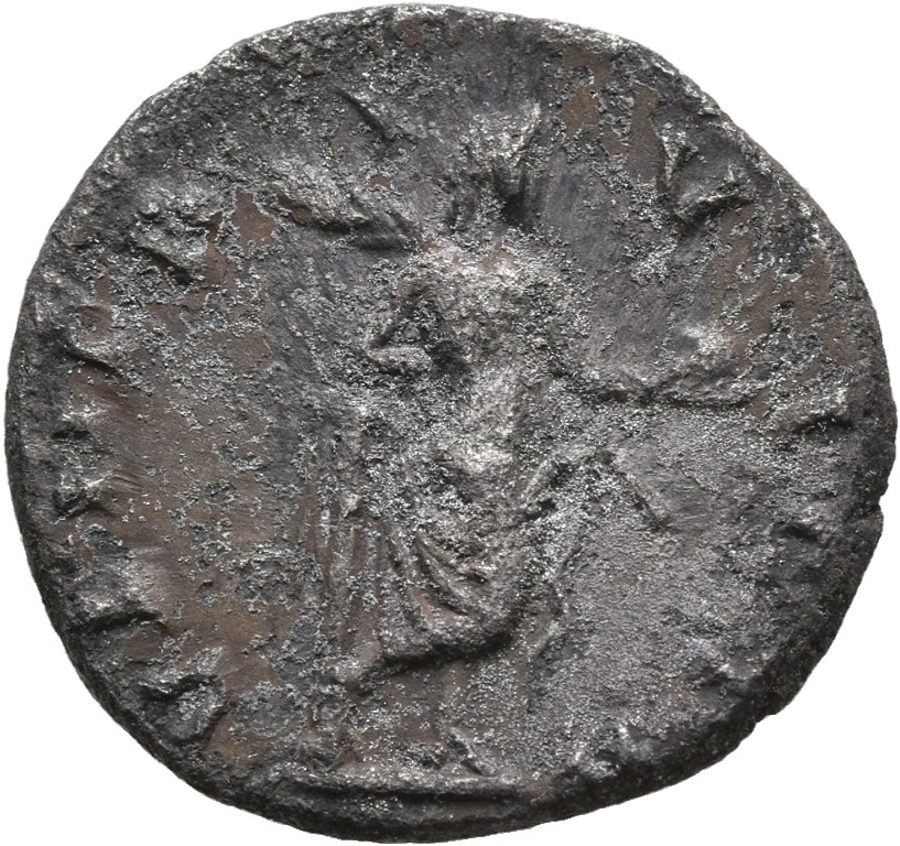 RIC IV Septimius Severus 536 (denarius) Septimius Severus reverse, Venus, with drapery falling below hips, standing with b...