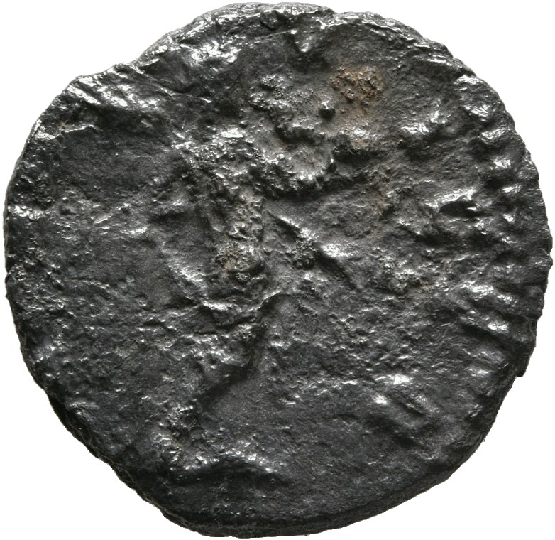 RIC IV Septimius Severus 536 (denarius) Septimius Severus reverse, Venus, with drapery falling below hips, standing with b...