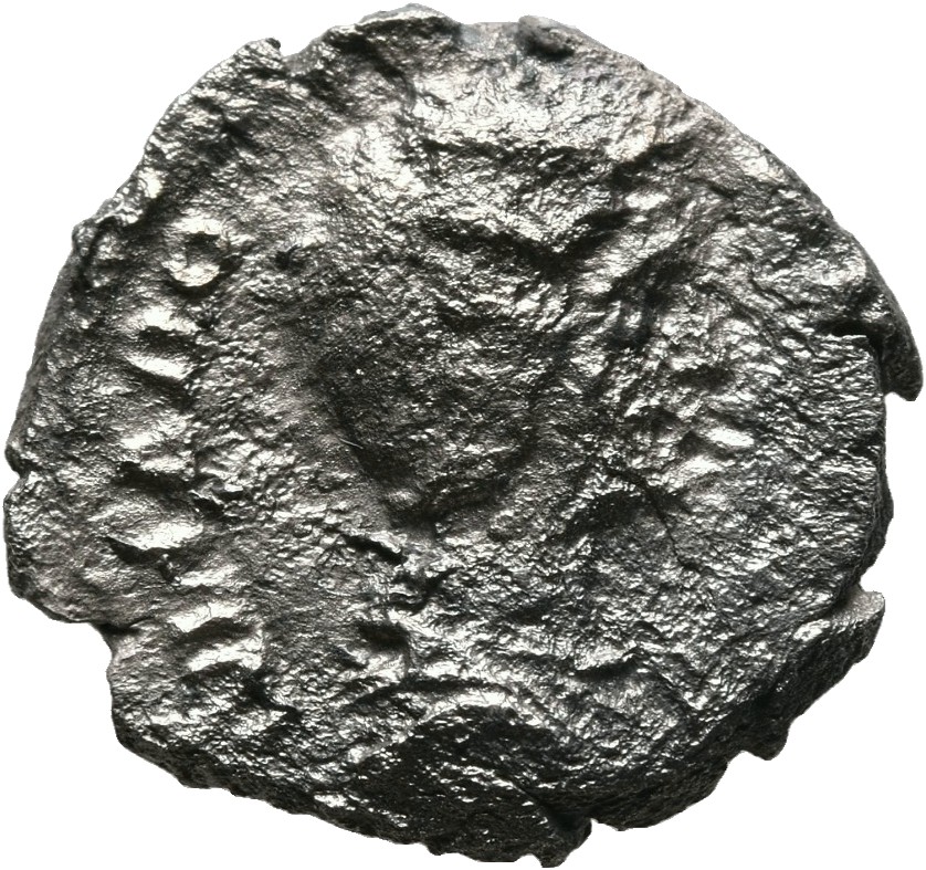 RIC IV Septimius Severus 538 (denarius) Septimius Severus obverse, Bust of Julia Domna, hair waved and coiled at back, dra...