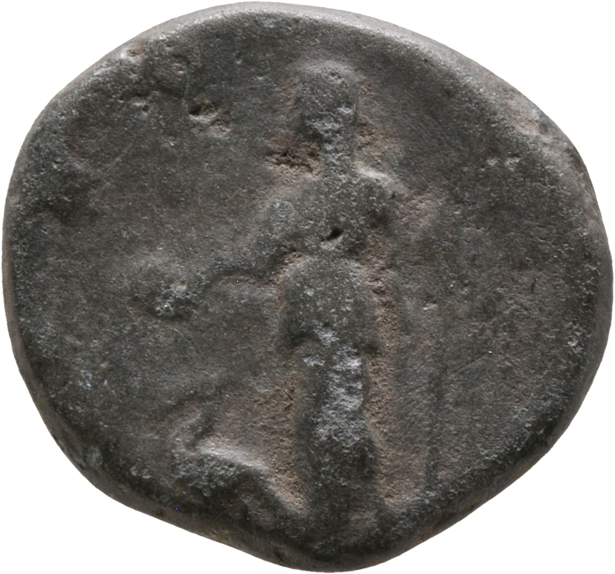 RIC IV Septimius Severus 560 (denarius) Septimius Severus reverse, Juno, veiled, draped, standing left, holding patera in ...