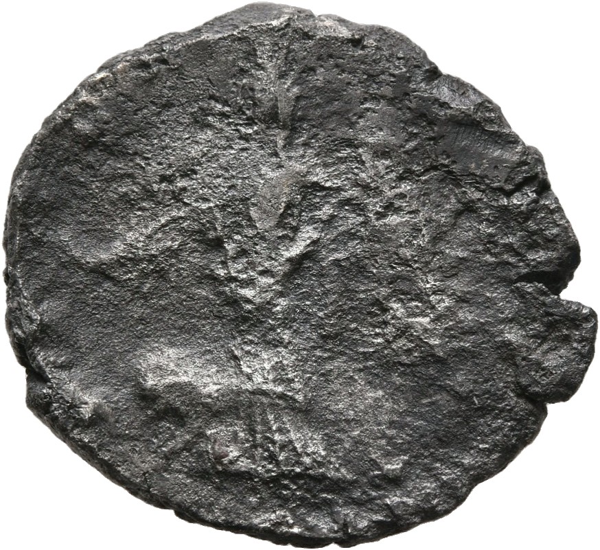 RIC IV Septimius Severus 566 (denarius) Septimius Severus reverse, Cybele, towered, draped, standing left, holding branch ...