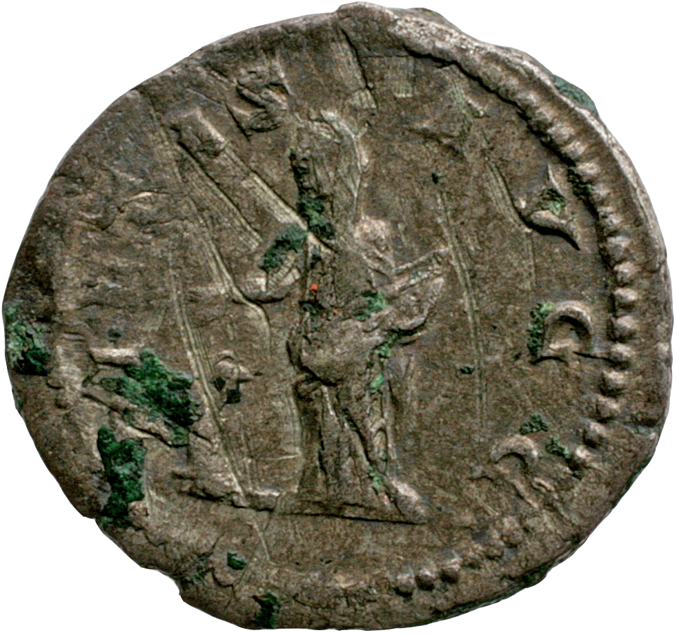 RIC IV Septimius Severus 572 (denarius) Septimius Severus reverse, Pietas, veiled, draped, standing left, dropping incense...