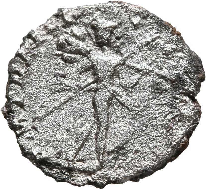 RIC IV Septimius Severus 60 Septimius Severus reverse, Mars, helmeted, naked except for cloak tied round waist, advancing ...