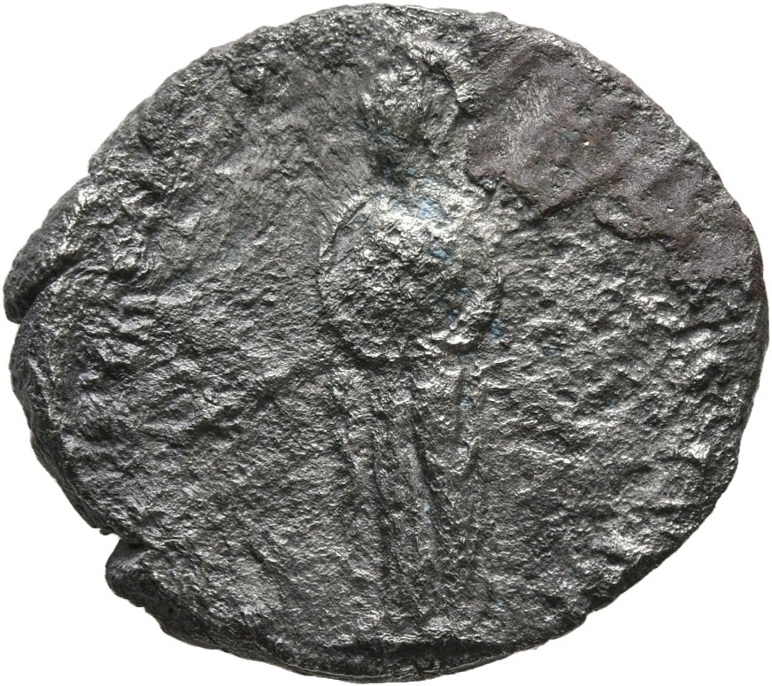 RIC IV Septimius Severus 61 Septimius Severus reverse, Minerva, helmeted, draped to feet, standing left, holding spear dow...