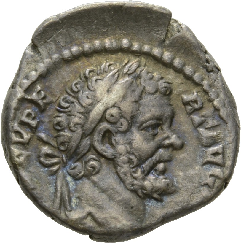 RIC IV Septimius Severus 63 Septimius Severus obverse, Head of Septimius Severus, laureate, right