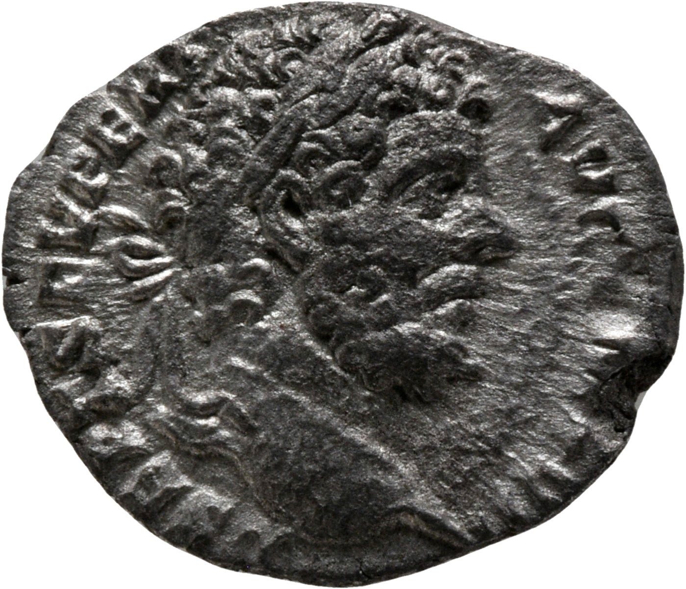 RIC IV Septimius Severus 64 (denarius) Septimius Severus obverse, Head of Septimius Severus, laureate, right