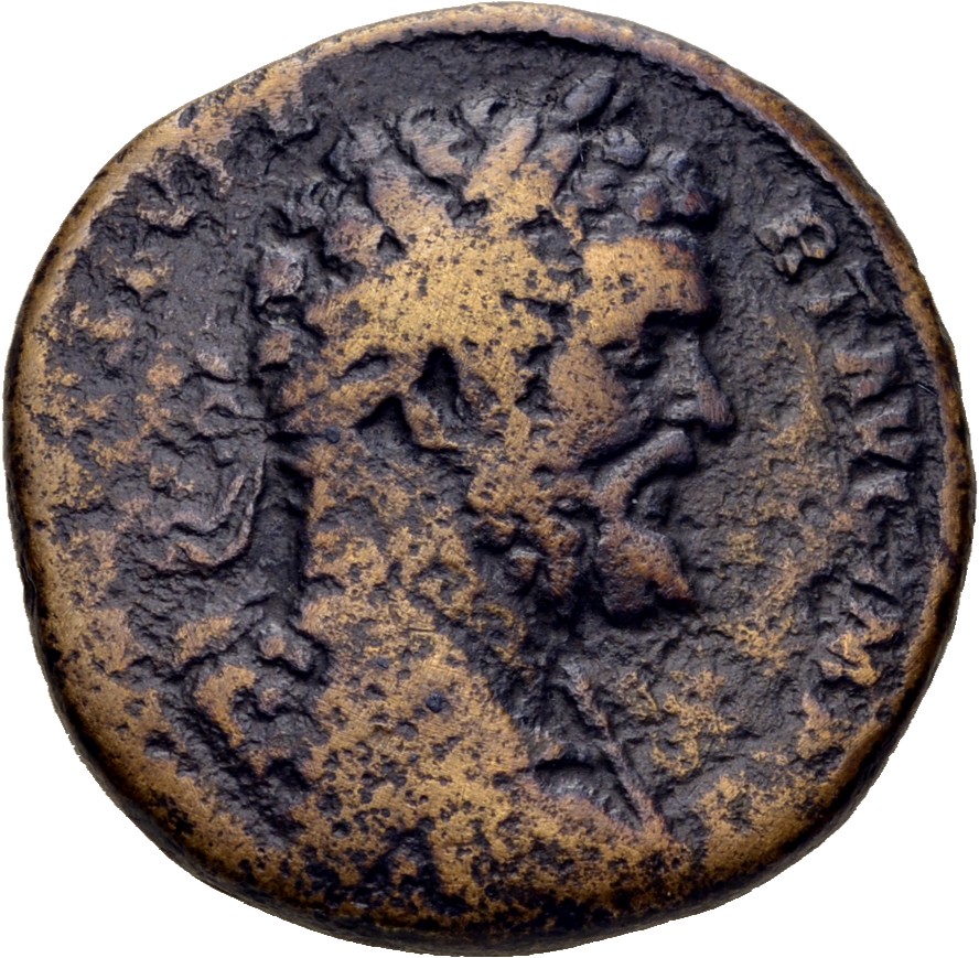 RIC IV Septimius Severus 670d Septimius Severus obverse, Bust of Septimius Severus, laureate, cuirassed, right