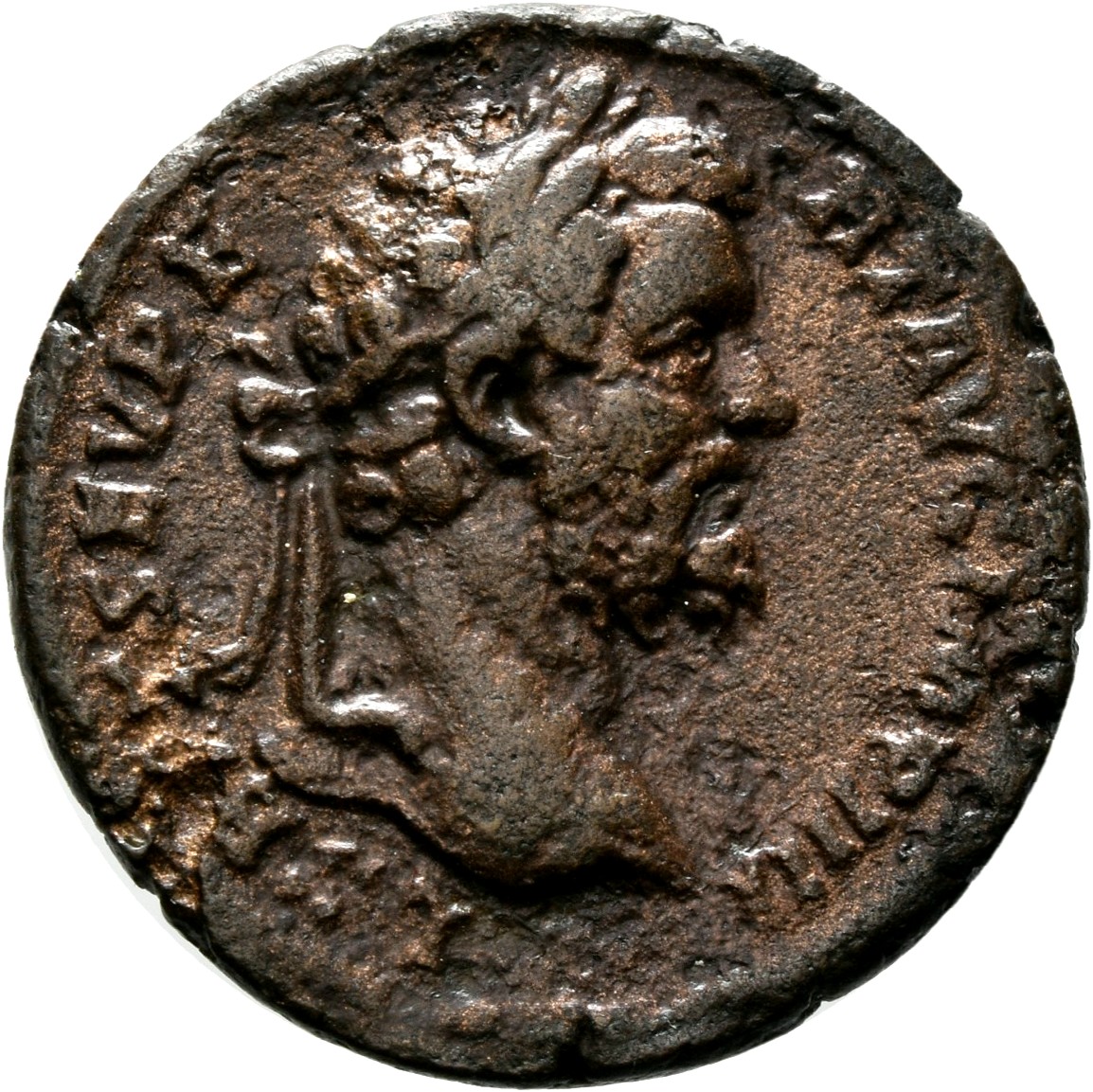 RIC IV Septimius Severus 682 Septimius Severus obverse, Head of Septimius Severus, laureate, right