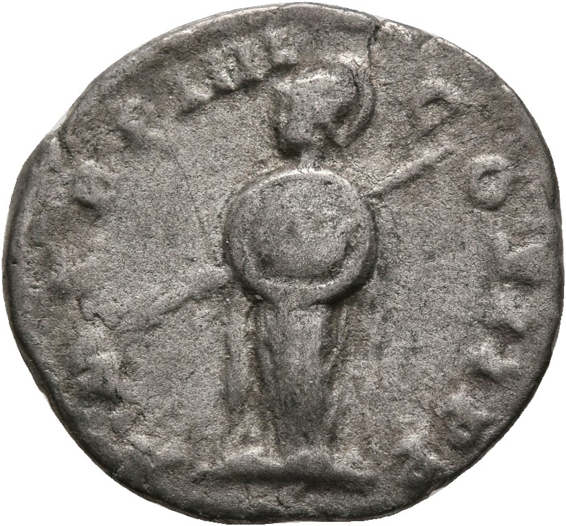 RIC IV Septimius Severus 71 Septimius Severus reverse, Minerva, helmeted, draped, standing left, holding spear in right ha...