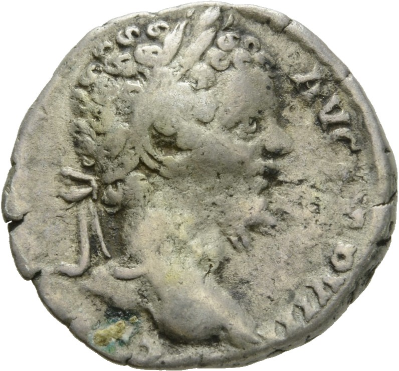 RIC IV Septimius Severus 74 Septimius Severus obverse, Head of Septimius Severus, laureate, right