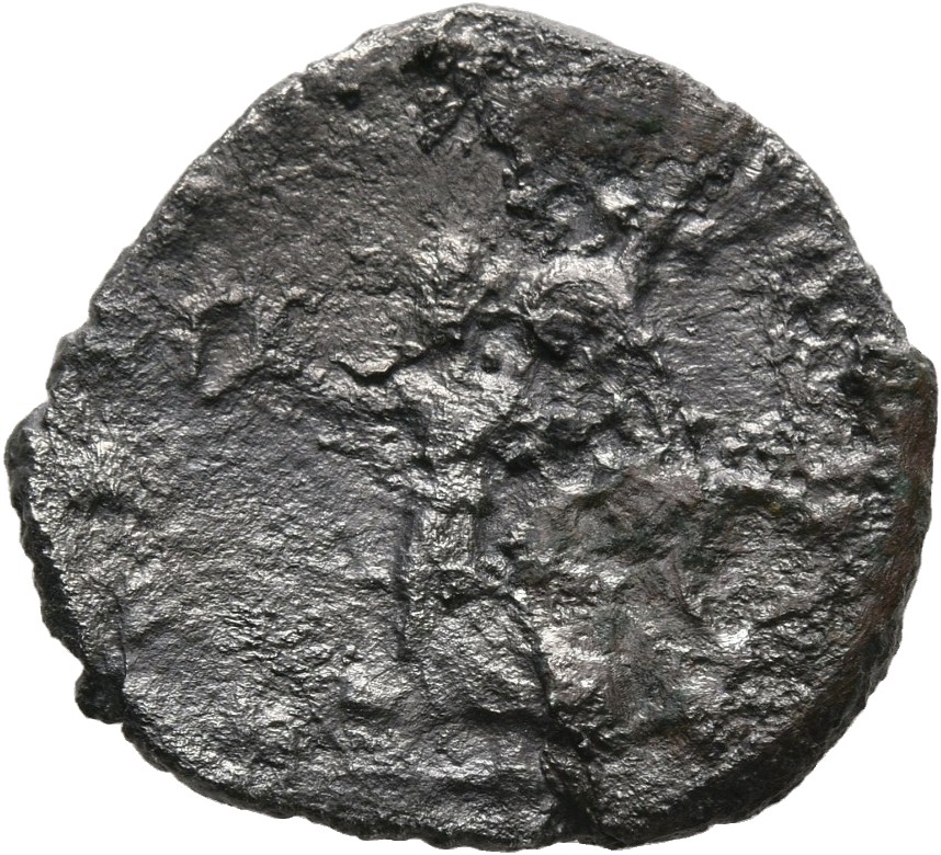 RIC IV Septimius Severus 76 Septimius Severus reverse, Victory, winged, draped, advancing left, holding wreath in extended...