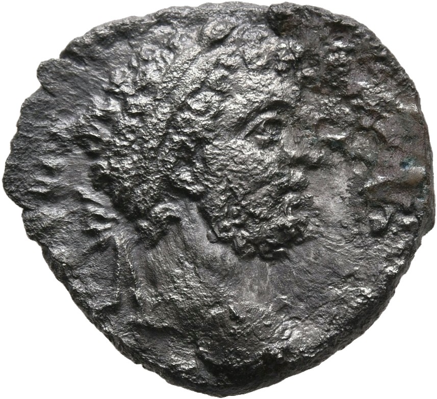 RIC IV Septimius Severus 76 Septimius Severus obverse, Head of Septimius Severus, laureate, right