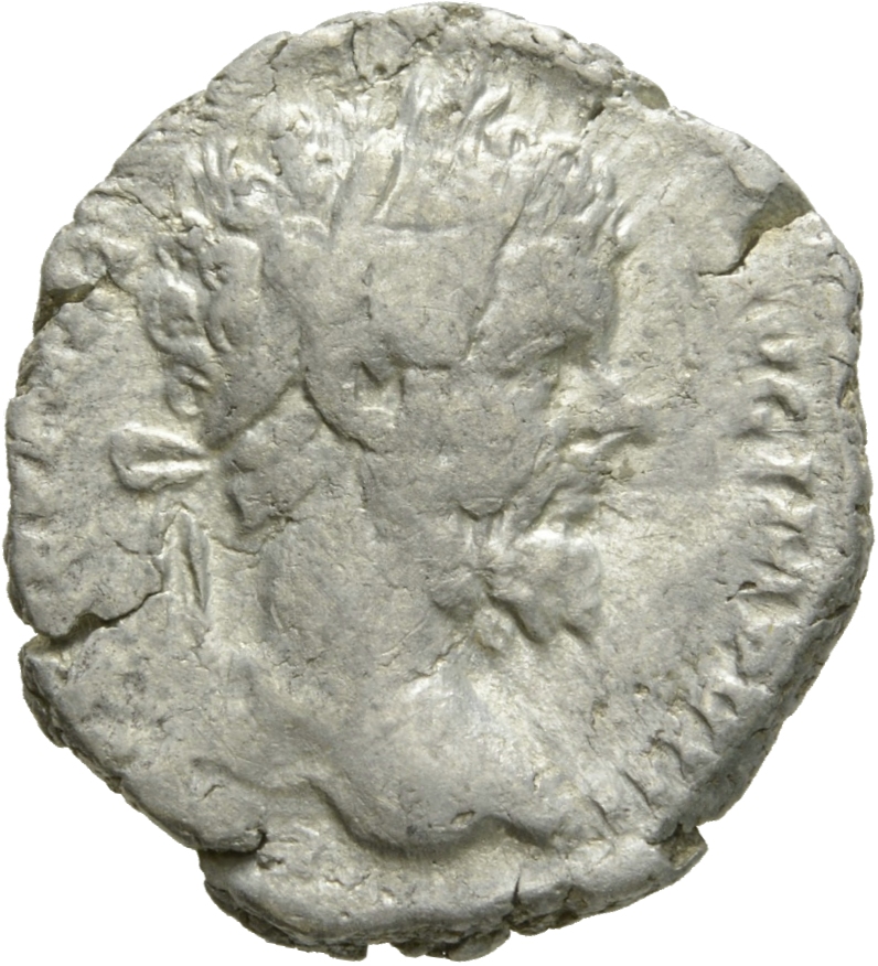 RIC IV Septimius Severus 78A Septimius Severus obverse, Head of Septimius Severus, laureate, right