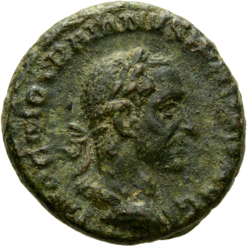 RIC IV Trajan Decius 128 Trajan Decius obverse, Bust of Trajan Decius, laureate, cuirassed, right