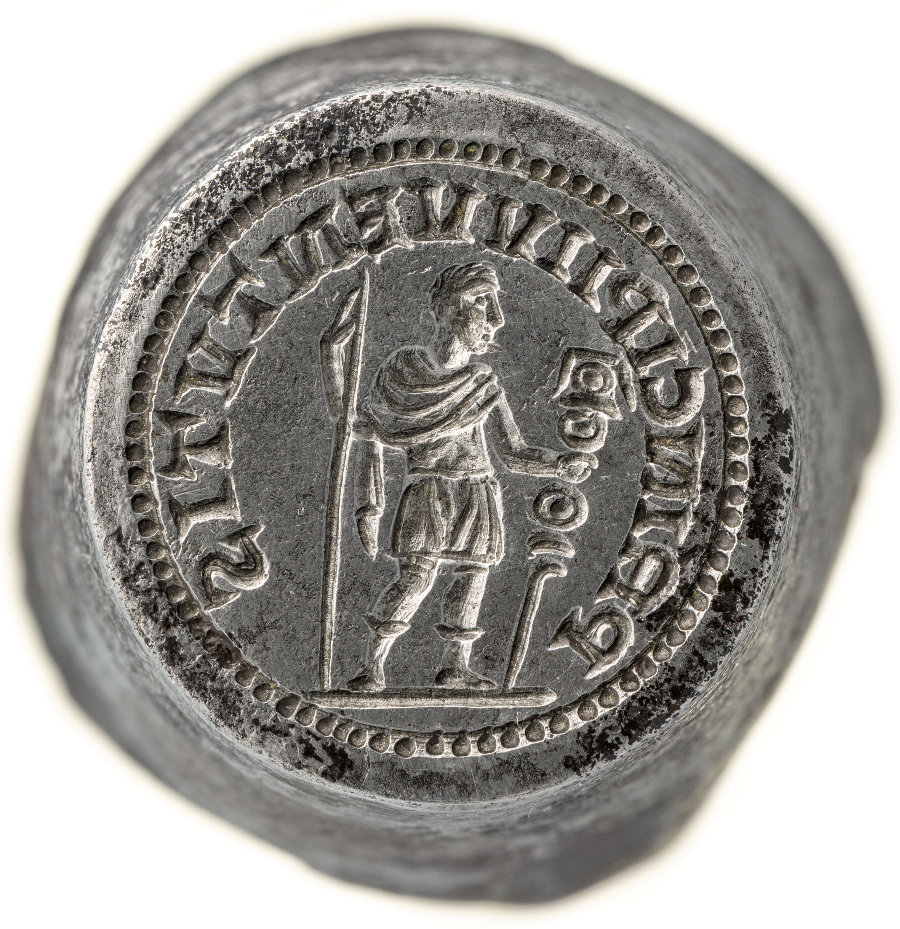 RIC IV Trajan Decius 181B Trajan Decius obverse — Bust of Hostilian, head bare, draped, right
