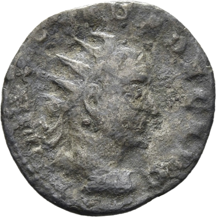 RIC IV Trajan Decius 38A Trajan Decius obverse, Bust of Trajan Decius, radiate, draped, cuirassed, right