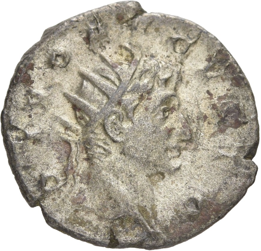 RIC IV Trajan Decius 78 Trajan Decius obverse, Head of Divus Augustus, radiate, right
