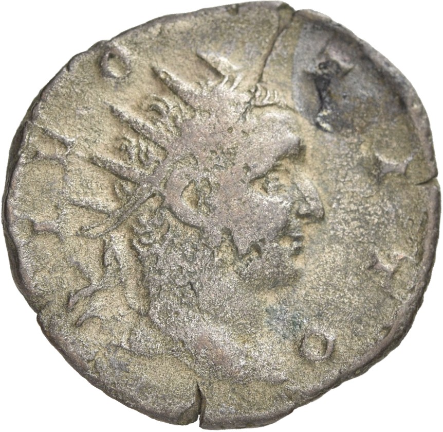 RIC IV Trajan Decius 81A Trajan Decius obverse — Head of Divus Titus, radiate, right