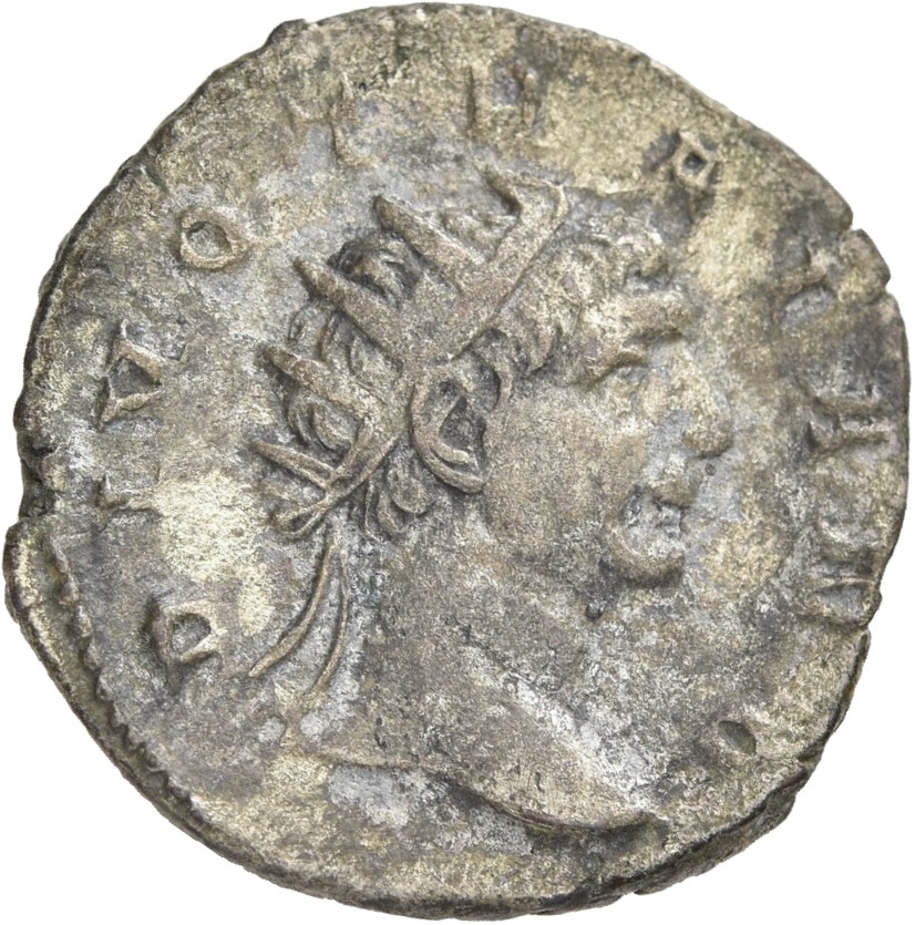 RIC IV Trajan Decius 86B Trajan Decius obverse, Head of Divus Traianus, radiate, right