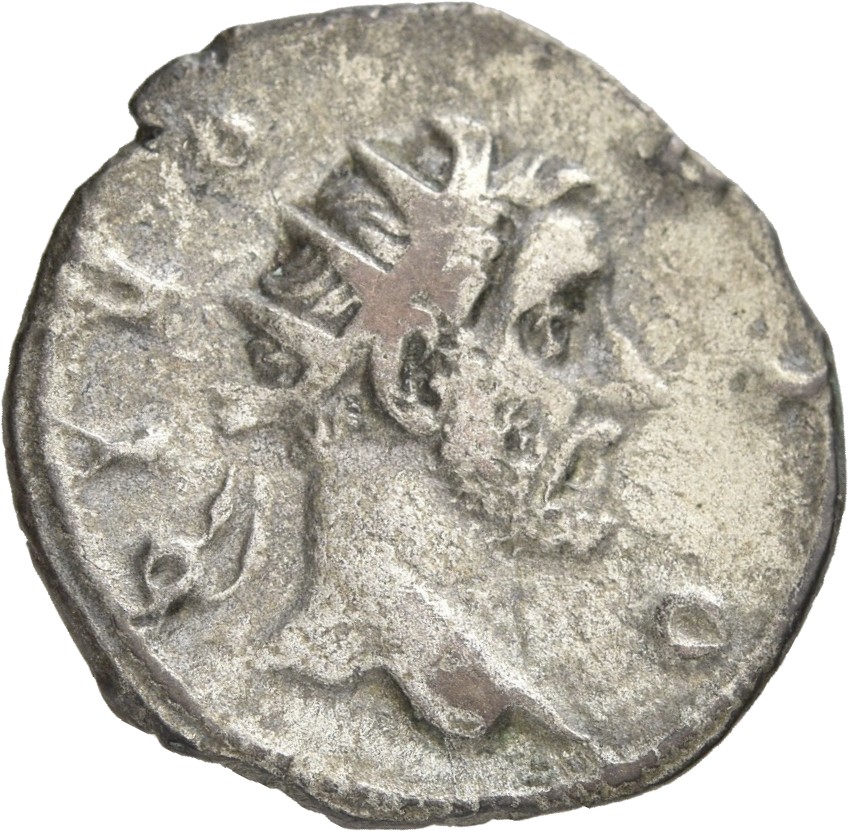 RIC IV Trajan Decius 90 Trajan Decius obverse, Head of Divus Antoninus Pius, radiate, right