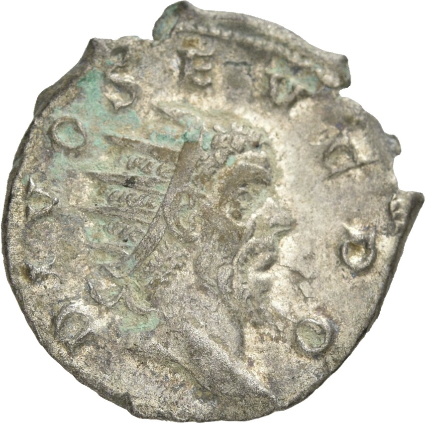 RIC IV Trajan Decius 95 Trajan Decius obverse, Head of Divus Septimius Severus, radiate, right