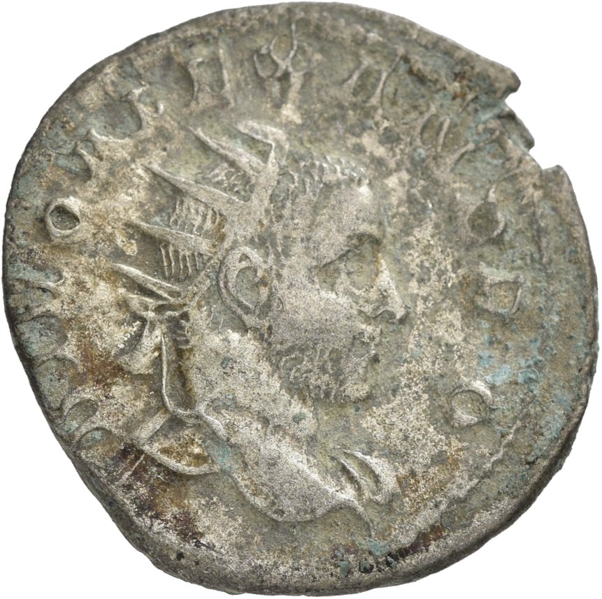 RIC IV Trajan Decius 97 Trajan Decius obverse, Bust of Divus Severus Alexander, radiate, draped on left shoulder, right