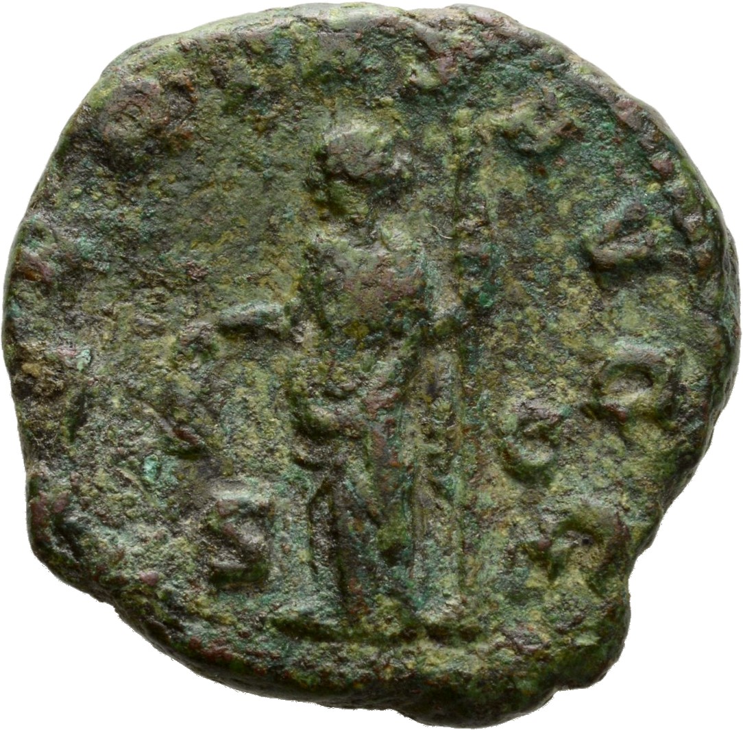 RIC IV Trebonianus Gallus 114C Trebonianus Gallus reverse, Libertas, draped, standing left, holding pileus in right hand a...