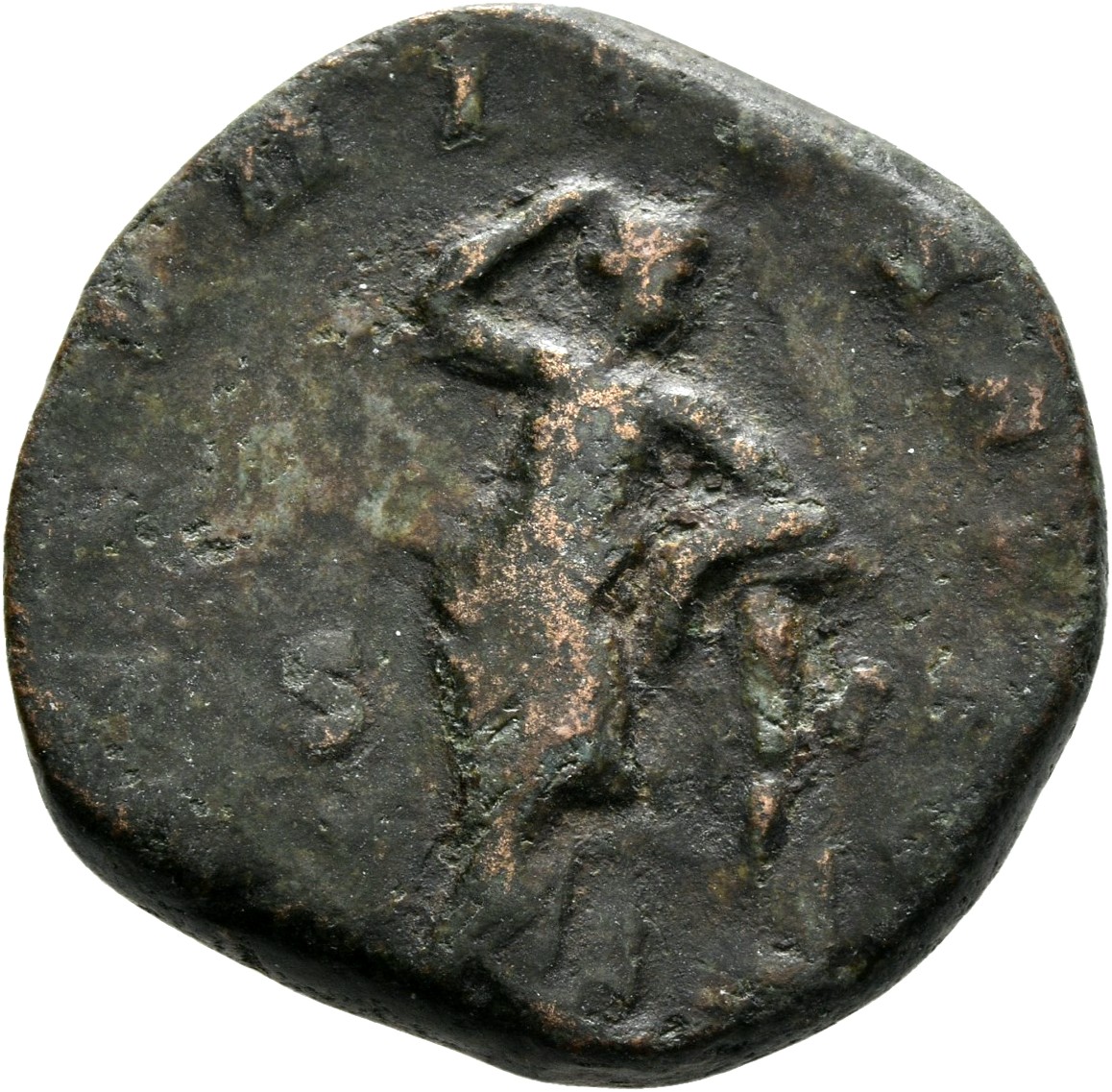 RIC IV Trebonianus Gallus 124 Trebonianus Gallus reverse, Securitas, draped, standing right, legs crossed, leaning on colu...
