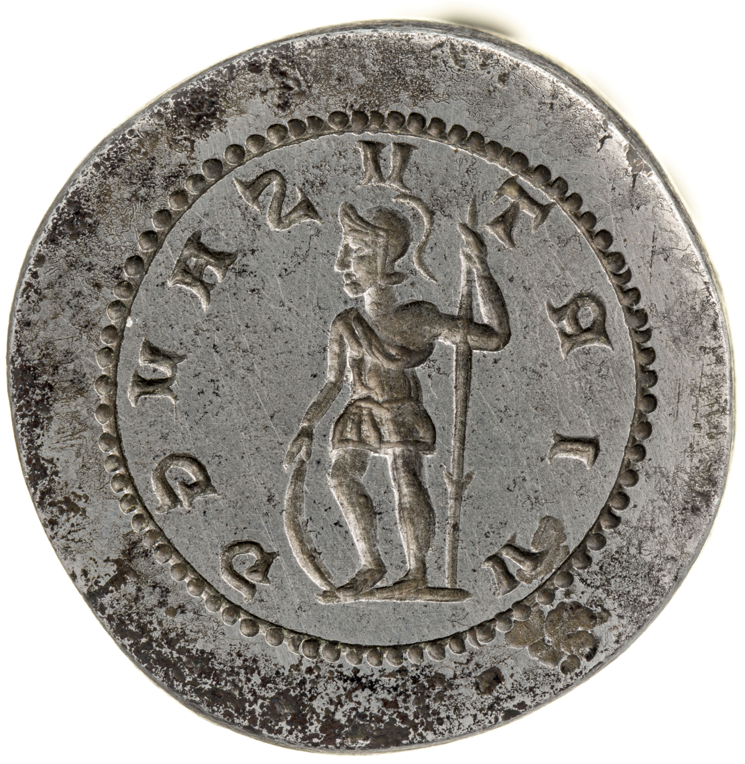 RIC IV Trebonianus Gallus 76 Trebonianus Gallus obverse, Bust of Trebonianus Gallus, radiate, draped, cuirassed, right