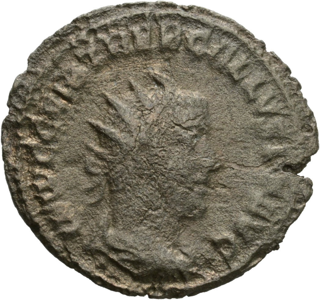 RIC IV Trebonianus Gallus 82: Subtype 1 Trebonianus Gallus obverse, Bust of Trebonianus Gallus, radiate, draped, cuirassed...