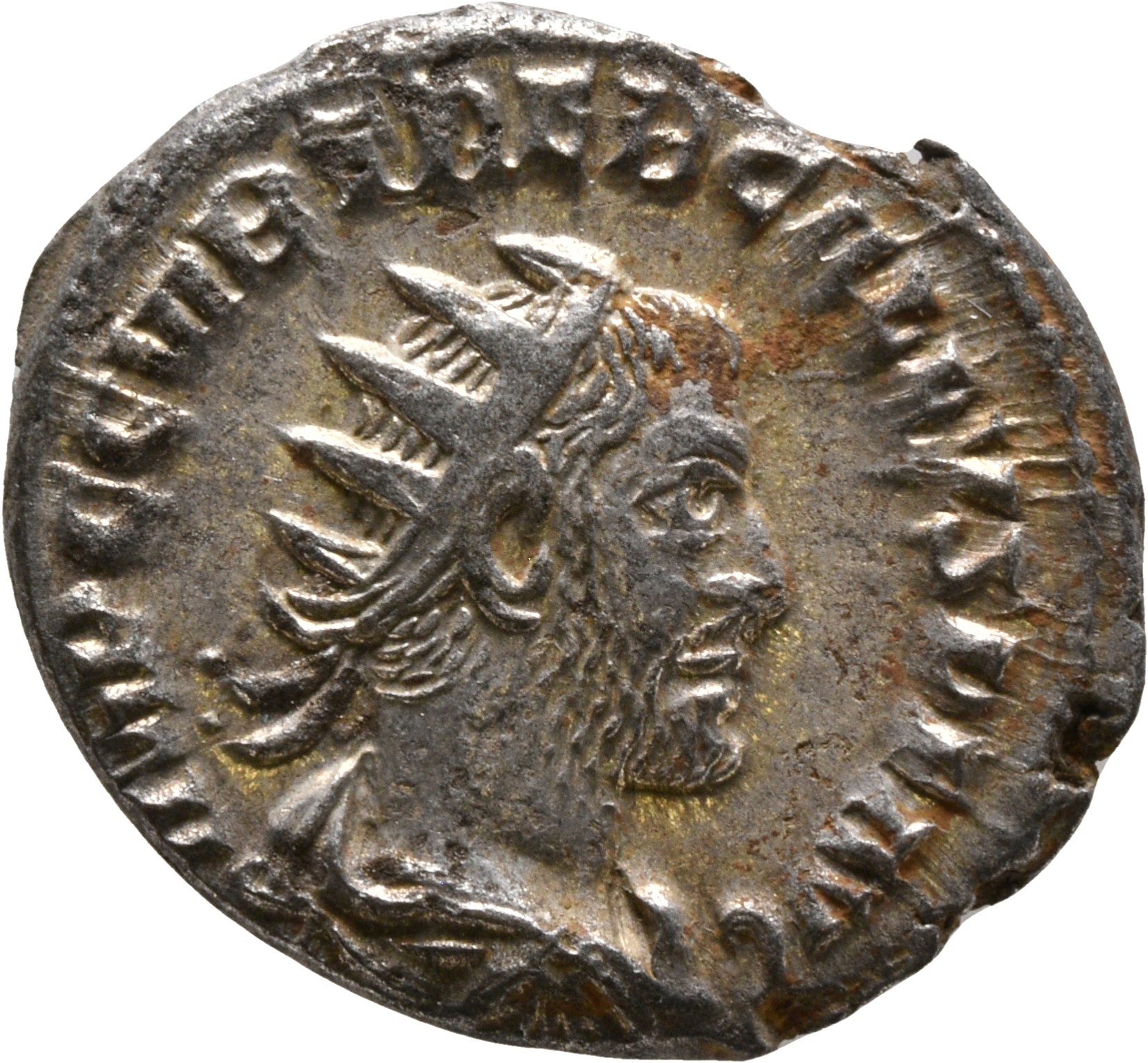RIC IV Trebonianus Gallus 83 Trebonianus Gallus obverse, Bust of Trebonianus Gallus, radiate, draped, cuirassed, right