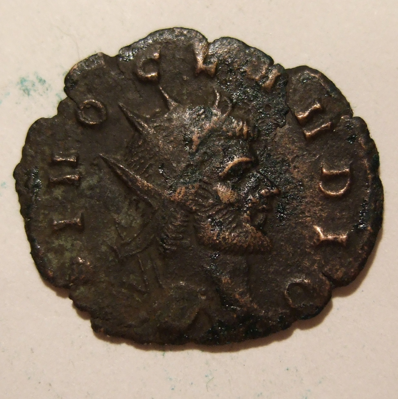 RIC V Allectus 1 Allectus obverse, Head of Allectus, laureate, right