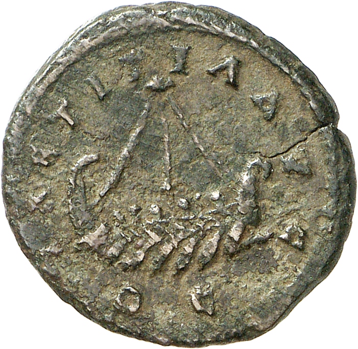 RIC V Allectus 126 Allectus reverse, Galley, right or left, varying number of rowers