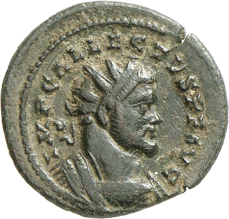 RIC V Allectus 128 Allectus obverse, Bust of Allectus, radiate, draped, right, or bust of Allectus, radiate, cuirassed, right