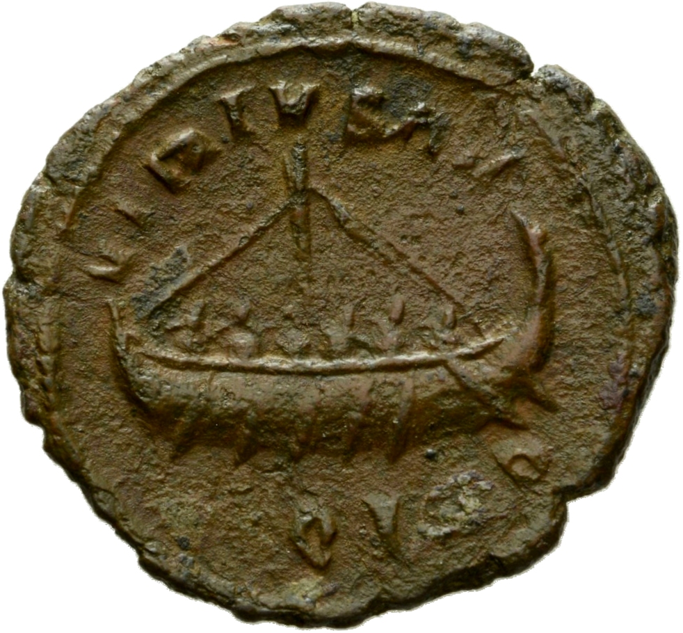 RIC V Allectus 55 Allectus reverse, Galley, right or left, sometimes with mast, sometimes with rowers