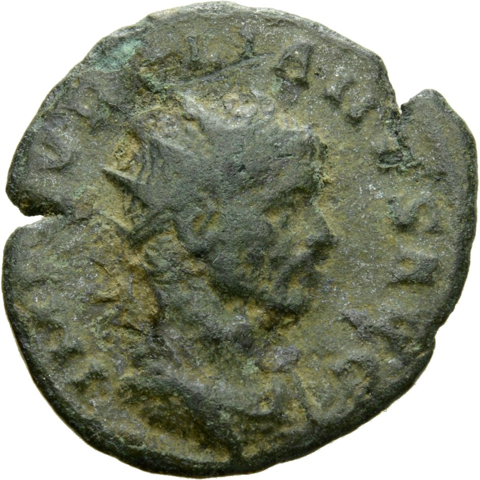 RIC V Aurelian 102 Aurelian obverse, Bust of Aurelian, radiate, draped, right or bust of Aurelian, radiate, draped, cuiras...