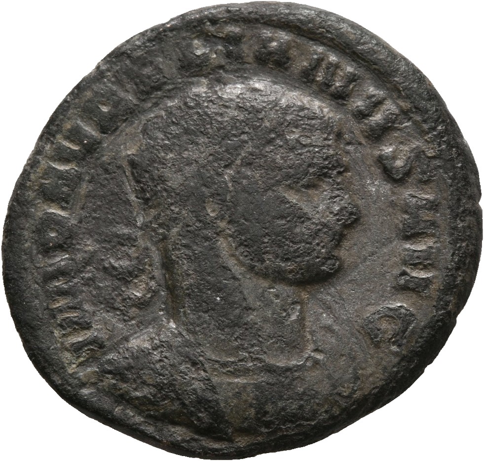 RIC V Aurelian 134 Aurelian obverse — Bust of Aurelian, radiate, cuirassed, right