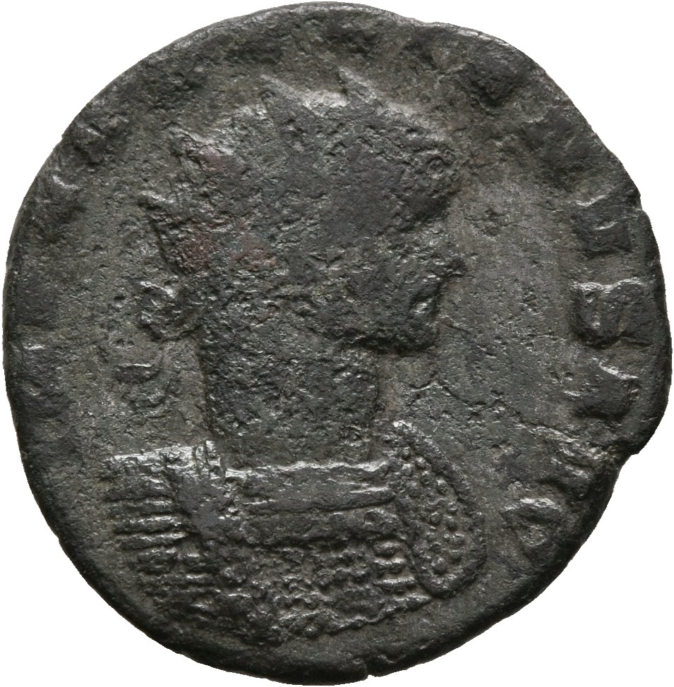 RIC V Aurelian 139 Aurelian obverse, Bust of Aurelian, radiate, cuirassed, right