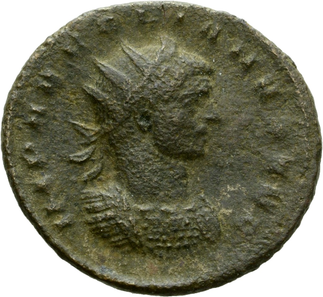RIC V Aurelian 140 Aurelian obverse, Bust of Aurelian, radiate, draped, right or bust of Aurelian, radiate, cuirassed, right