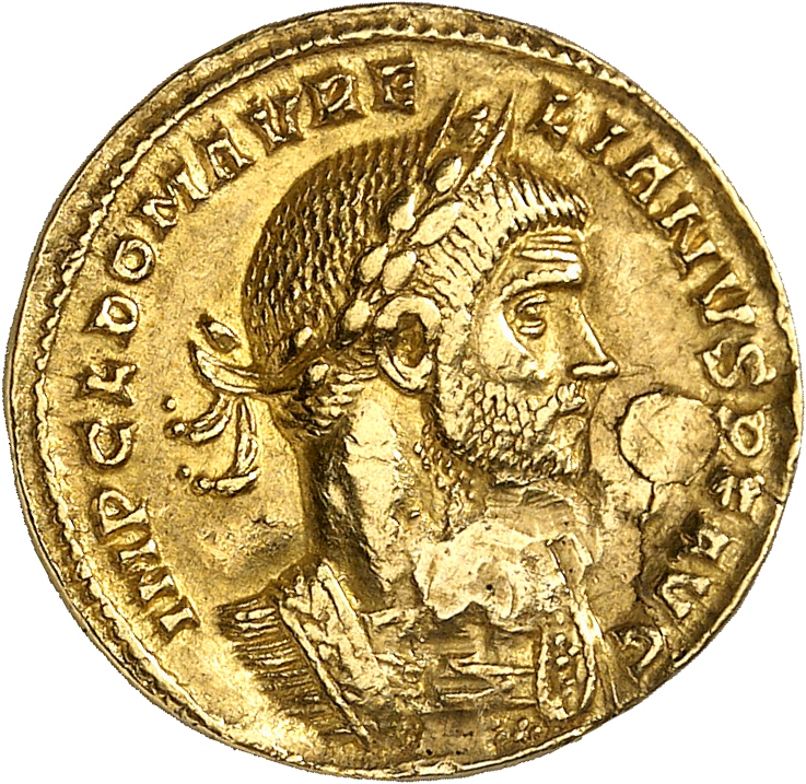 RIC V Aurelian 15 Aurelian obverse, Bust of Aurelian, laureate, draped, cuirassed, right or bust of Aurelian, laureate, cu...