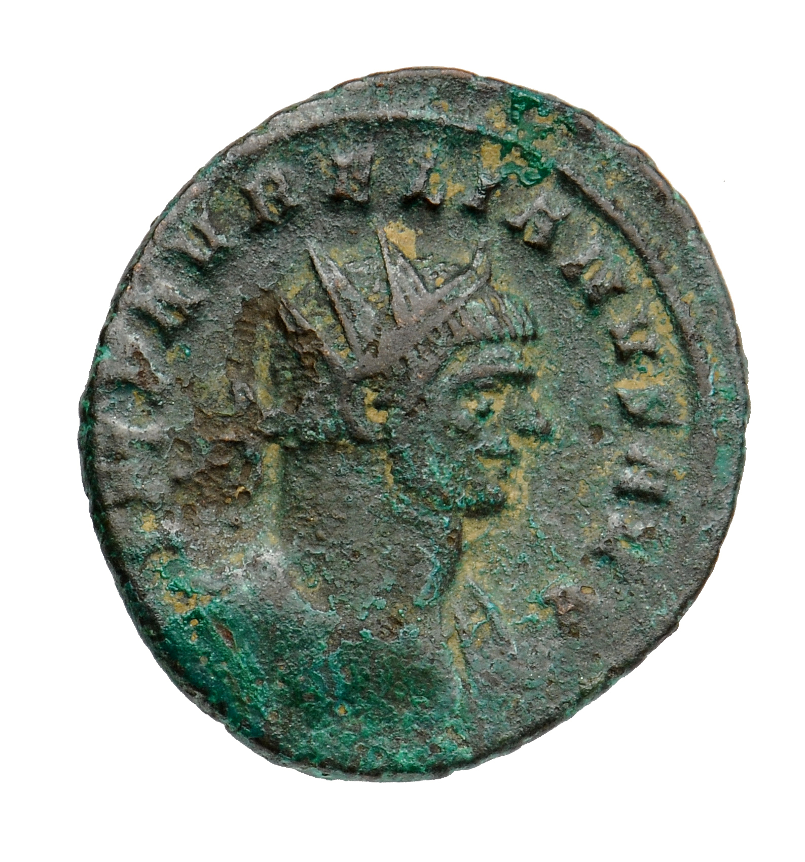 RIC V Aurelian 260 Aurelian obverse, Bust of Aurelian, radiate, draped, right or bust of Aurelian, radiate, cuirassed, rig...