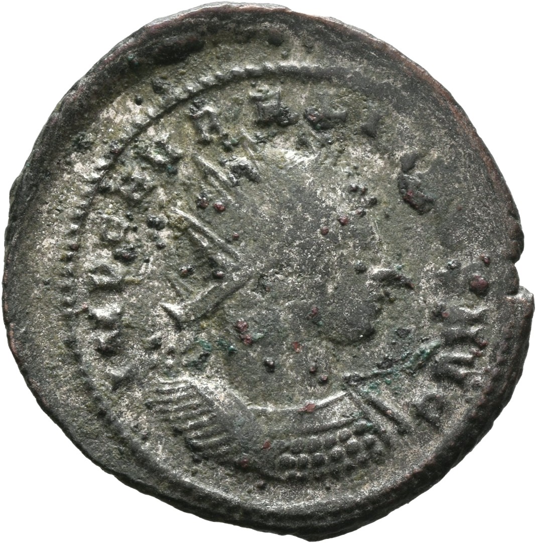 RIC V Aurelian 360 Aurelian obverse, Bust of Aurelian, radiate, draped, right or bust of Aurelian, radiate, cuirassed, right