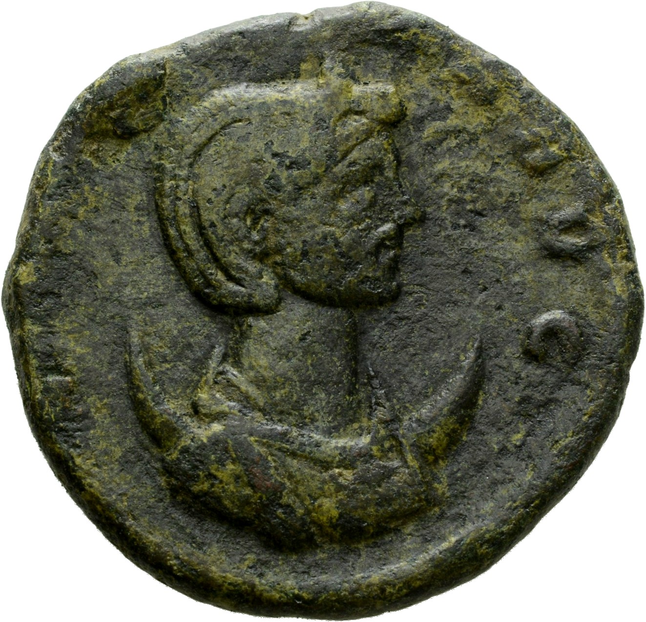 RIC V Aurelian and Severina 1 Aurelian reverse, Bust of Severina, diademed, draped, on crescent, right