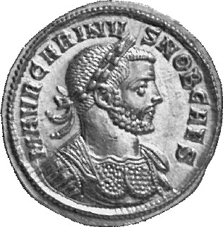 RIC V Carus 190 Carus obverse, Bust of Carinus, laureate, draped, cuirassed, right, or bust of Carinus, laureate, cuirasse...