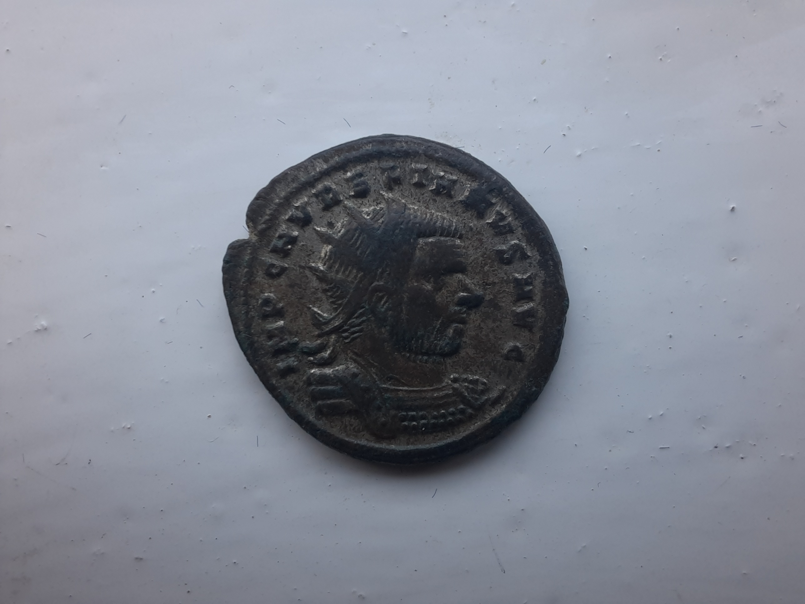 RIC V Carus 347 Carinus obverse — Bust of Magnia Urbica, diademed, draped, right on crescent