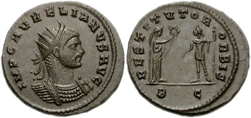 RIC V Carus 368 Carus obverse, Bust of Numerian, radiate, draped, right